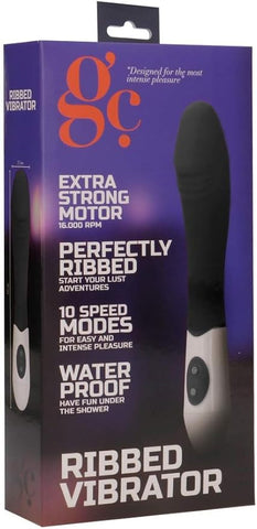Shots Toys GC Ribbed G Spot Vibrator - G-Spot Vibrators