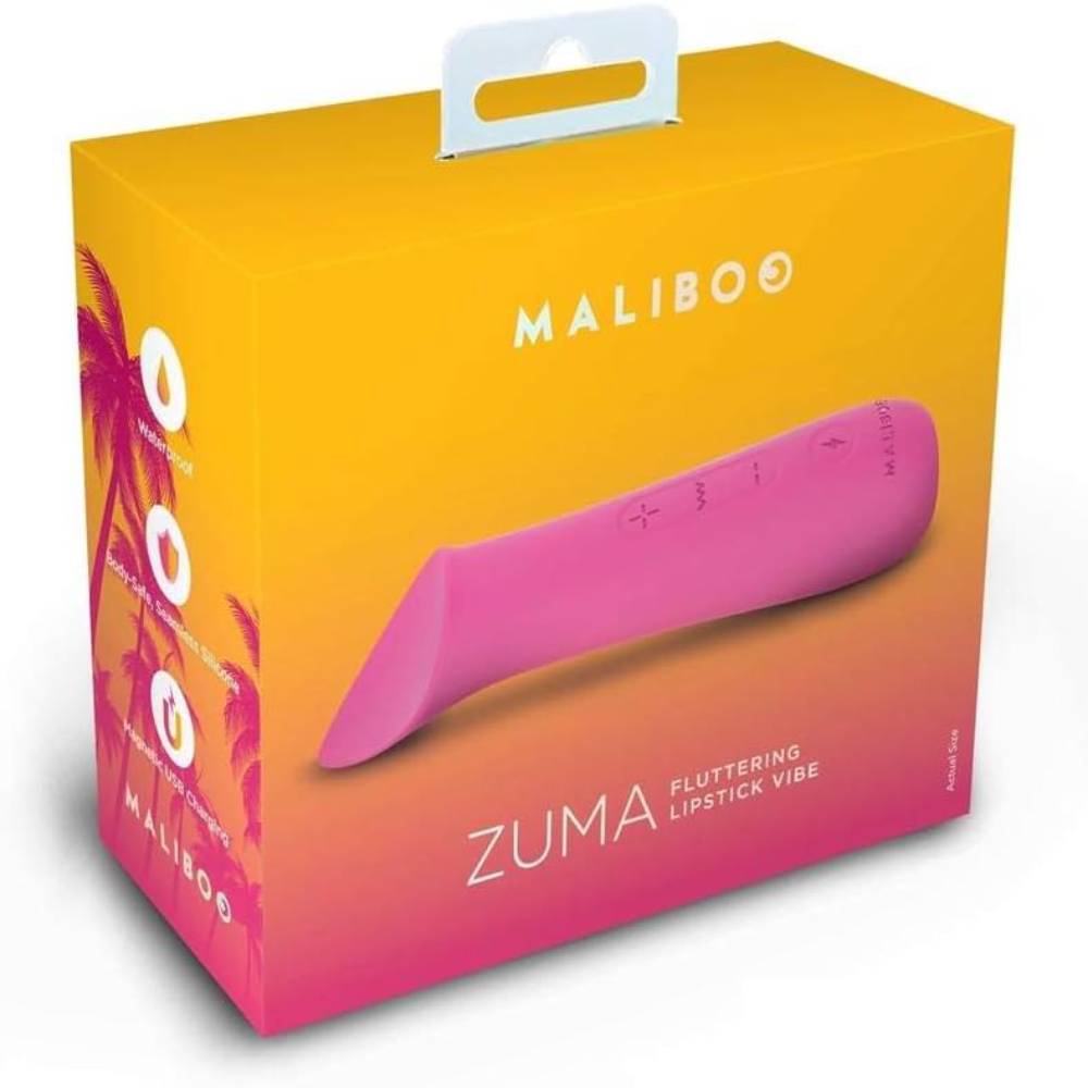 Maliboo Zuma Rechargeable Lipstick Vibrator Personal Massagers