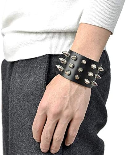 Teeze Me Wrist Cuff Studded and Spiked - Collars and Leads