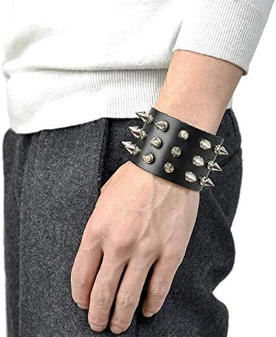 Teeze Me Wrist Cuff Studded and Spiked - Collars and Leads