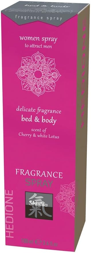 Hot Production SHIATSU Cherry and White Lotus Scented Bed and Body Spray 100ml Bath and Intimate Fragrances