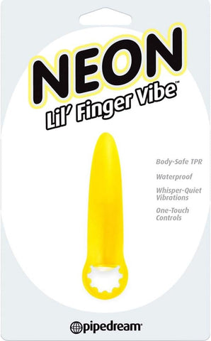 Pipedream Neon Lil' Finger Adult Massager - Penis Pumps And Stretchers