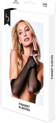 Baci Fishnet Sleeves - Wigs and Gloves