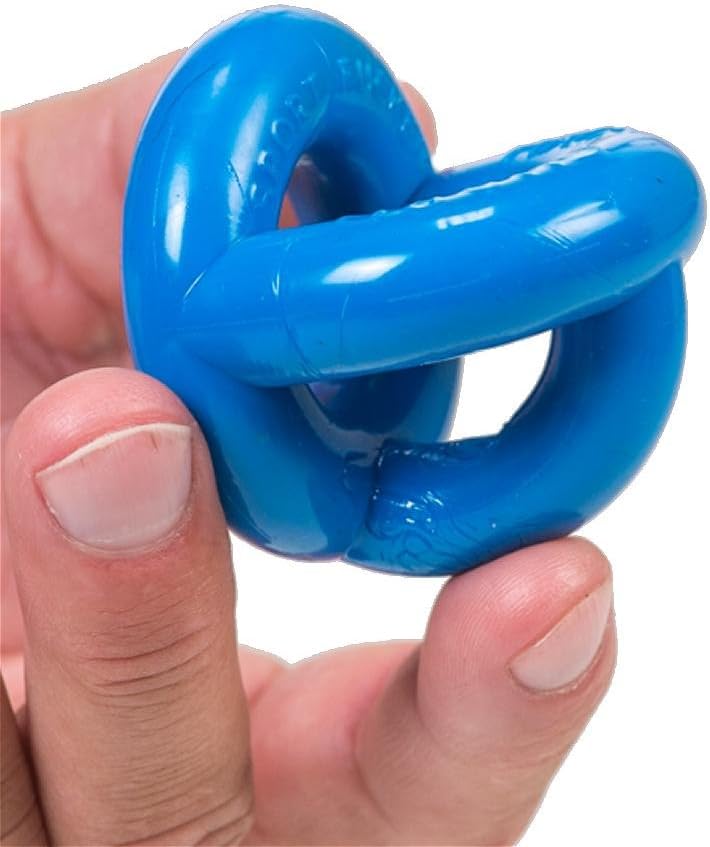 Sport Fucker Half Guard Stretchy Cock Ring Police Blue Stretchy Cock Rings