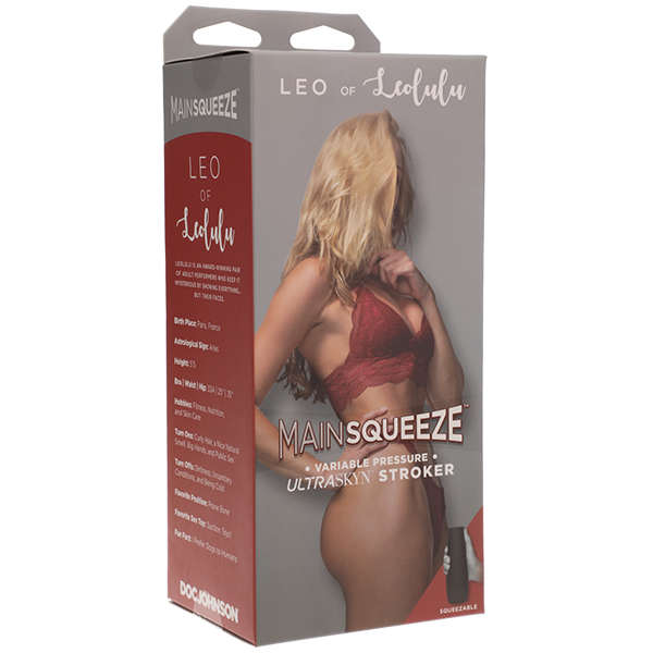 Main Squeeze LEO Of Leolulu Realistic Pussy Mens Stroker Masturbators and Strokers