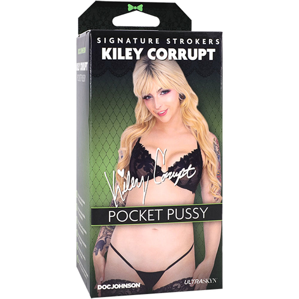 Doc Johnson Kiley Corrupt Signature Male Strokers Flesh Masturbators and Strokers