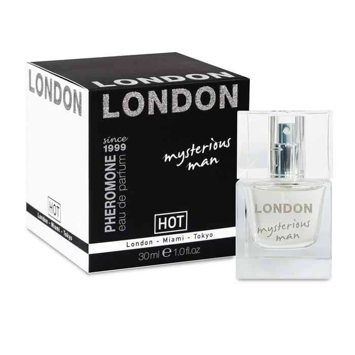 Hot Production Hot Pheromone London Mysterious Man Sex Pheromone Cologne for Men 30ml Sex Pheromones and Perfumes