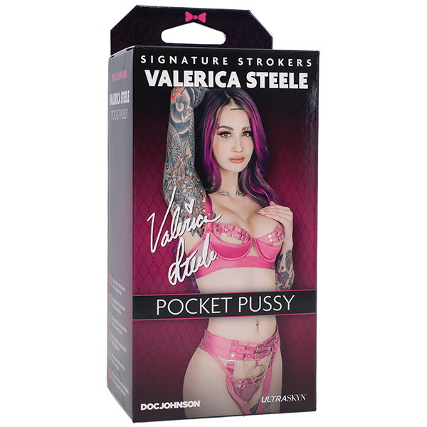 Doc Johnson Valerica Steele Pocket Pussy Masturbator Vanilla Masturbators and Strokers
