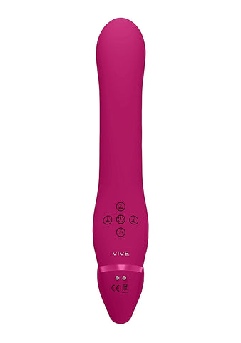 Vive Ai Dual Vibrating & Air Wave Tickler Strapless Strap On - Strap On Sextoys