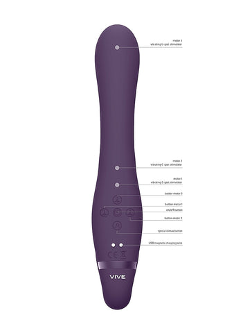 Vive Suki Vibrating Strapless Strap On Sex Toys - Strap On Sextoys