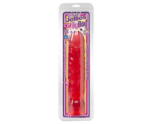 Doc Johnsons Crystal Jellies Big Boy 12 Inch Realistic Dildo - Realistic Dildos