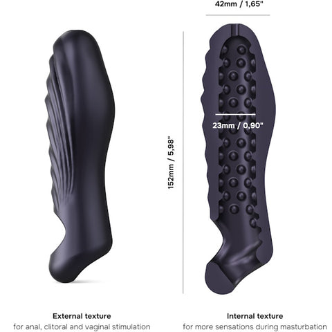 MANWAN Ryzer Mens Silicone Penis Sleeves - Penis Sleeves and Extenders