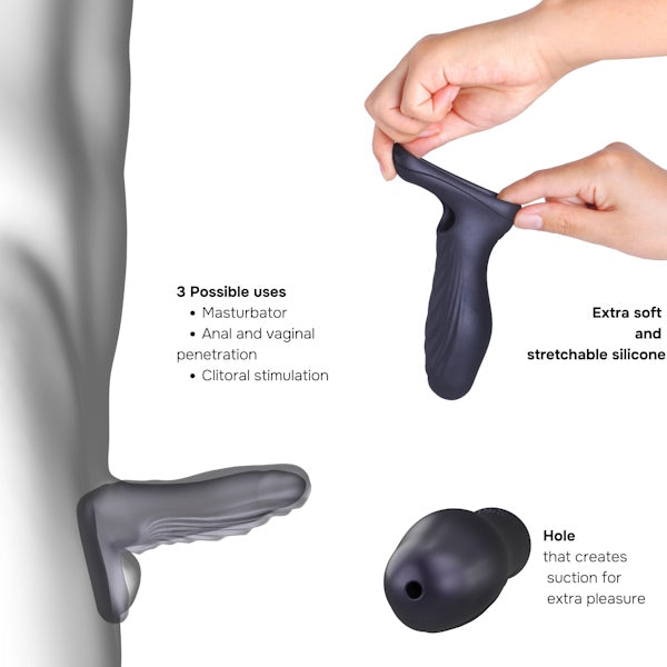 MANWAN Ryzer Mens Silicone Penis Sleeves Penis Sleeves and Extenders