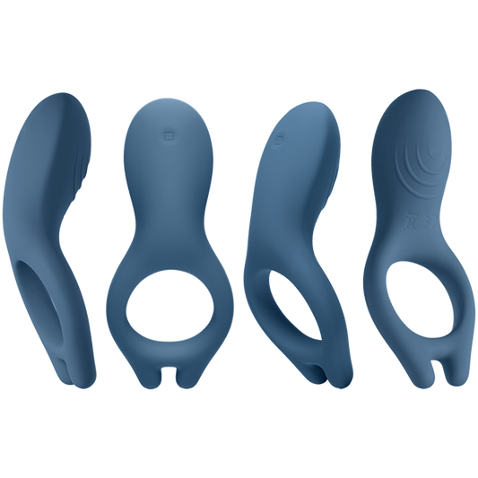 IVibe IRing 10 Function Vibrating Mens Cock Ring Marine Blue - Vibrating Cock Rings