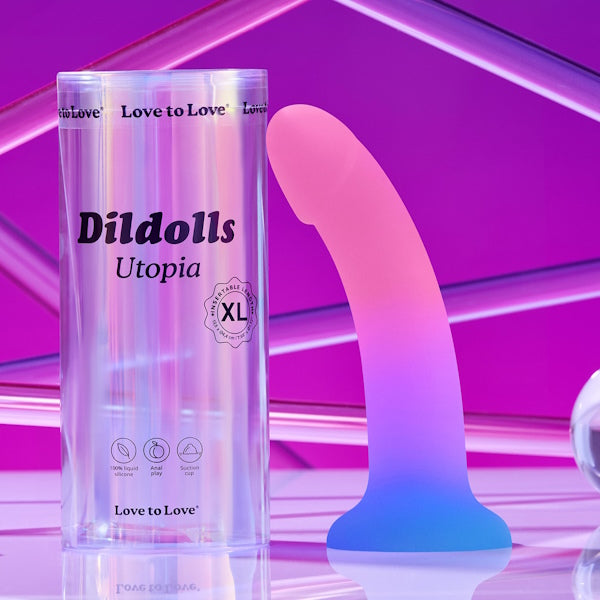 LOVE TO LOVE DILDOLLS Utopia Silicone Dildo Extra Large Realistic Dildos
