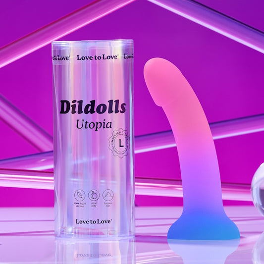 LOVE TO LOVE DILDOLLS Utopia Silicone Dildo Large Realistic Dildos