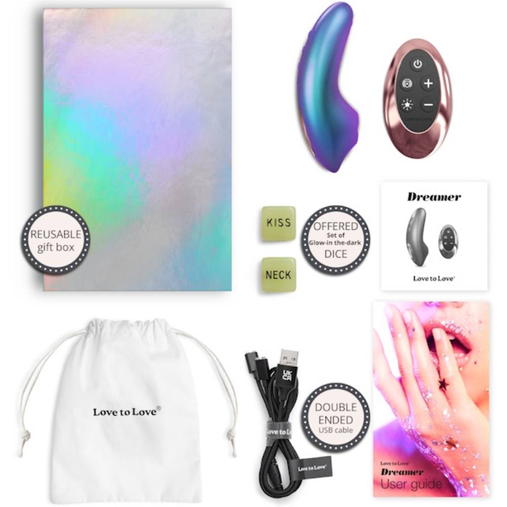 LOVE TO LOVE Dreamer Multi Function Clitoral Stimulator Clit Ticklers and Pulsators
