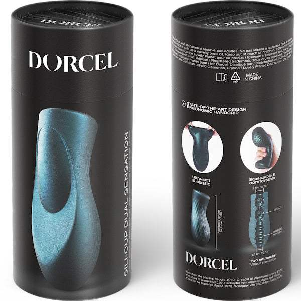 Marc DORCEL SILI-CUP Dual Sensation Male Masturbator Masturbators and Strokers