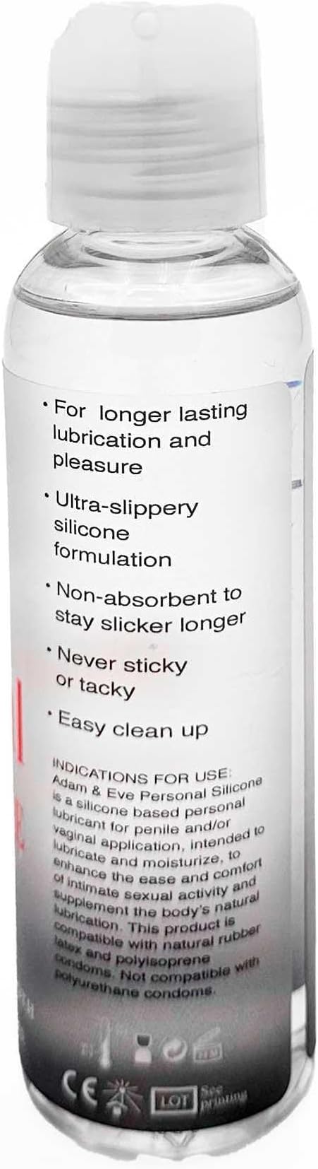 Adam and Eve Personal Silicone Lubricant 118 ml Bottle Silicone Based Lubes