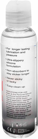 Adam and Eve Personal Silicone Lubricant 118 ml Bottle - Silicone Based Lubes