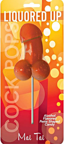 Hott Products Mai Tai Liquored Up Edible Cock Pops - Party Gifts and Novelties