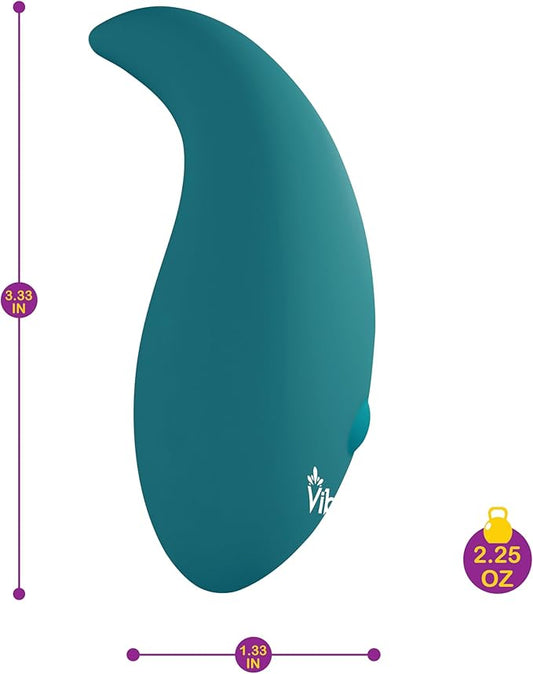 Viben Elated Pinpoint Rechargeable Vibrator Ocean - Personal Massagers