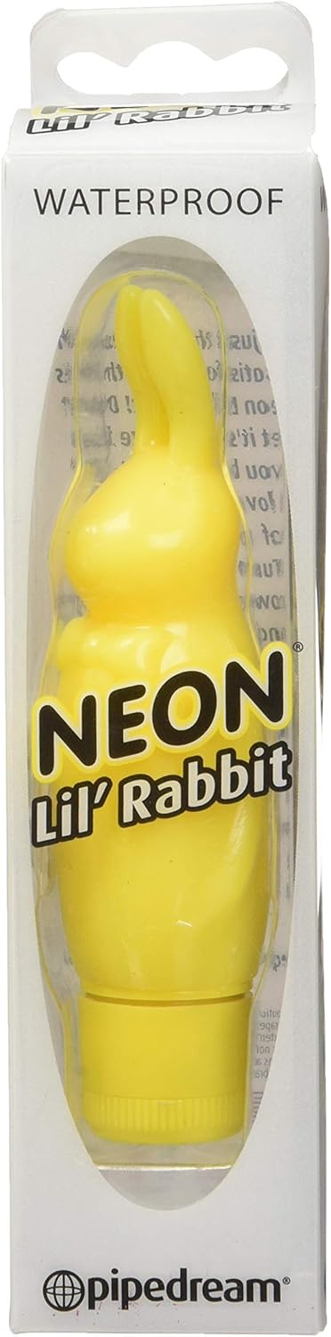 Pipedream Neon Lil Rabbit Waterproof Massager Pussy And Clit Toys