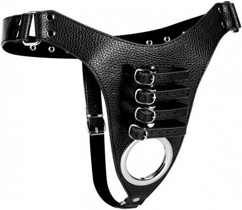 Strict Male Chastity Harness - Male Chastity