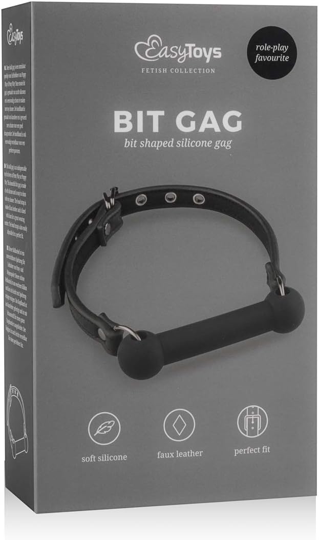 Easy Toys Fetish Collection BDSM Play Silicone Bit Gag Bondage Gags and Bits