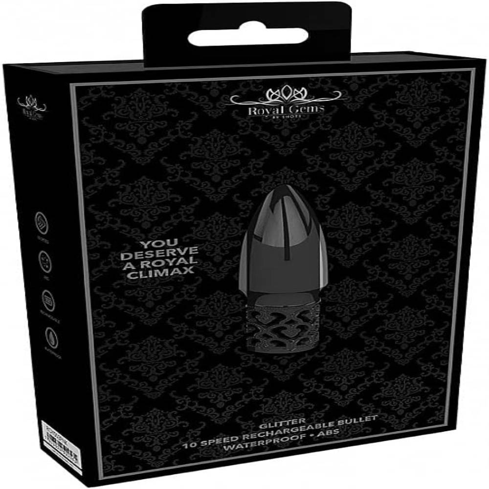 Shots Royal Gems Sparkle Rechargeable ABS Bullet Vibrator Bullet Vibrators