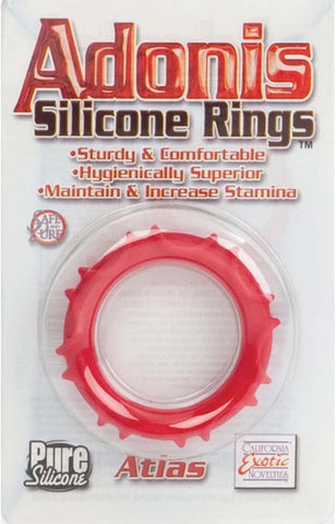 California Exotics Adonis Atlas Silicone Cock Ring - Cock Rings