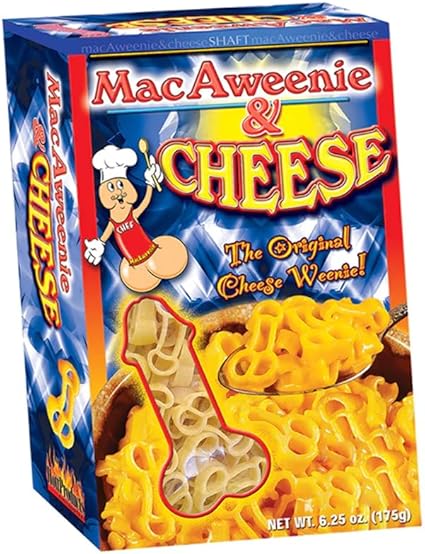 Hott Products Bachelorette Parties Edible Macaweenie & Cheese - Party Gifts and Novelties