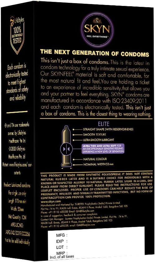 SKYN Elite Condoms 10 pk Condoms