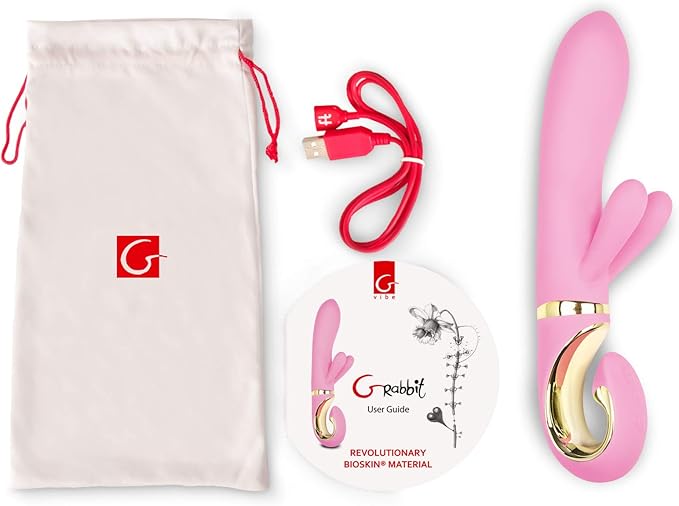 Gvibe Grabbit Candy Rabbit Vibrator Pink Rabbit Vibrators