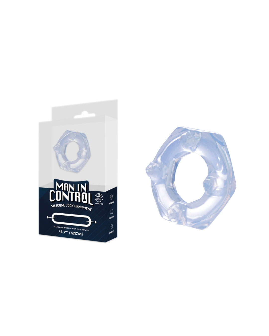 Oxballs Man In Control Silicone Cock Ornament - Cock Rings