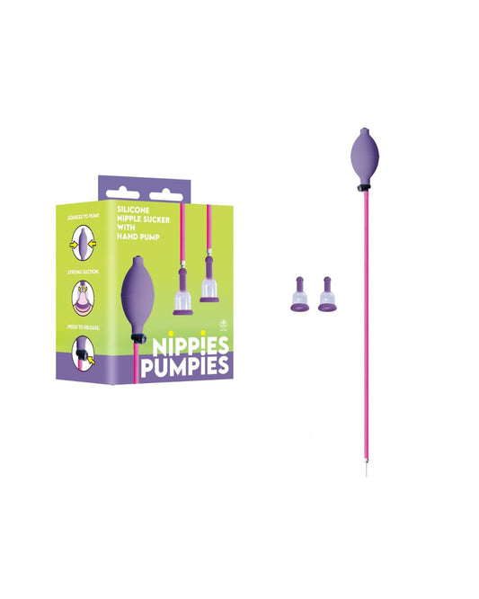 Nanma Nippies Pumpies Nipper Suckers With Manual Pump - Breast and Nipple Toys