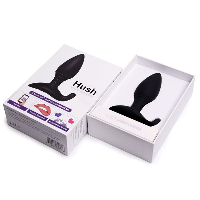 Lovense Hush Bluetooth Compatible Vibrating Anal Plug Remote Control Vibrators