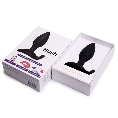 Lovense Hush Bluetooth Compatible Vibrating Anal Plug - Remote Control Vibrators