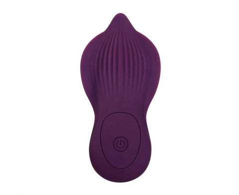 Gender X VELVET HAMMER USB Rechargeable Wearable Vibe with Remote Purple - Remote Control Vibrators