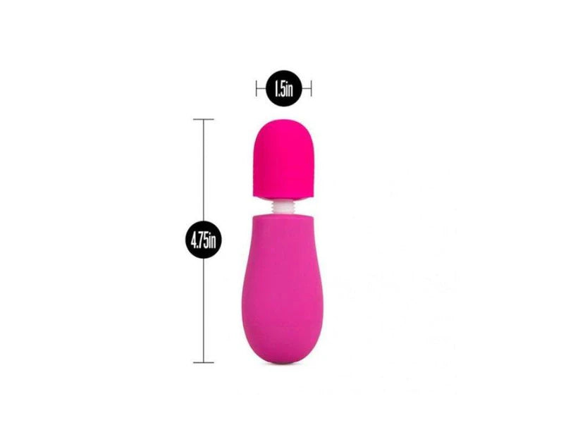 Rose Petite Massage Body Wand Vibrator Pink Body Wands