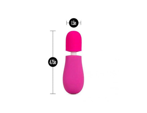 Rose Petite Massage Body Wand Vibrator Pink - Body Wands