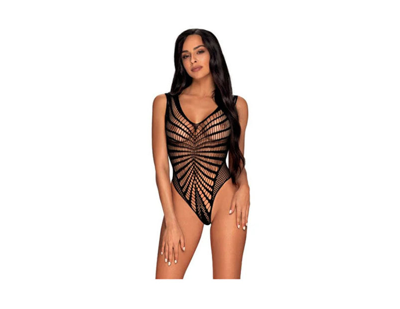 Obsessive Womens Teddy B132 Black Teddies and Bodysuits