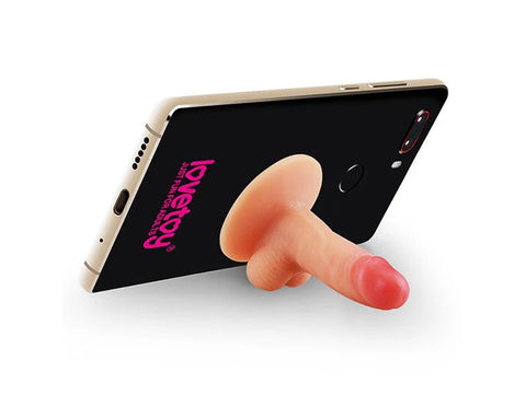 Lovetoy Jokes and Parties Universal Pecker Novelty Phone Stand Holder - Party Gifts and Novelties