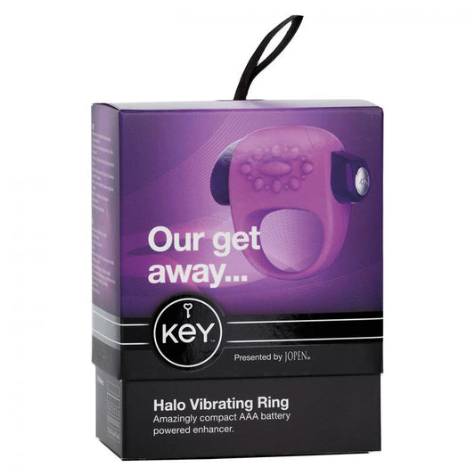 Key by Jopen Halo Male Vibrating Cock Ring - Cock Rings