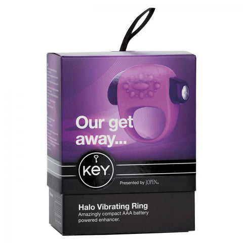 Key by Jopen Halo Male Vibrating Cock Ring - Cock Rings