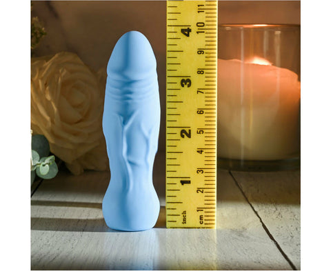Gender X LIL BUDDY Pocke Size Silicone Vibrator Light Blue - Mini & Slim Vibrators