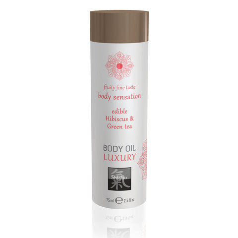 Hot Production SHIATSU Luxury Edible Body Massage Oil 75 ml - Massage Oils and Lubricants