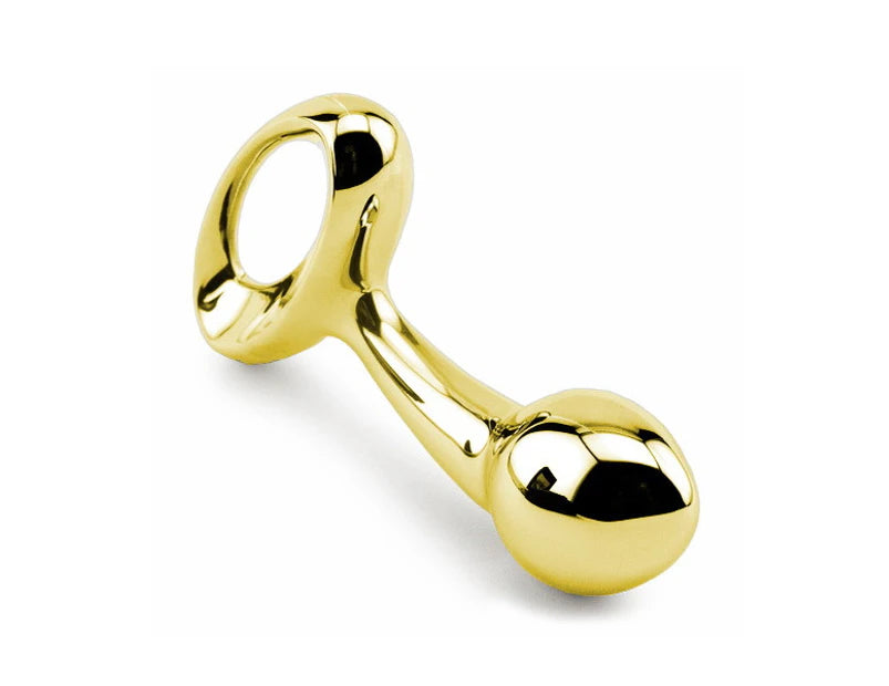 Lovetoy Luxury Pure Metal Anal Plug Gold Butt Plugs