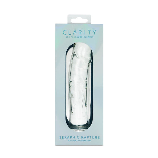 Creative Conceptions Clarity Seraphic Rapture Glass Dildo Clear Glass Sex Toys