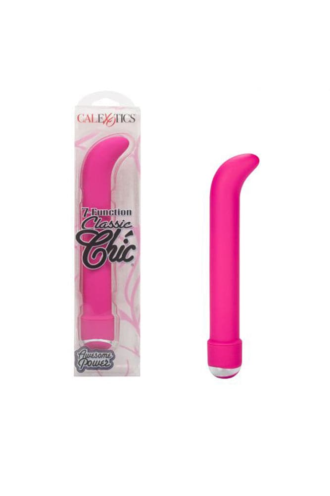 CalExotics 7 Function Classic Chic G Spot Vibrator Pink G-Spot Vibrators
